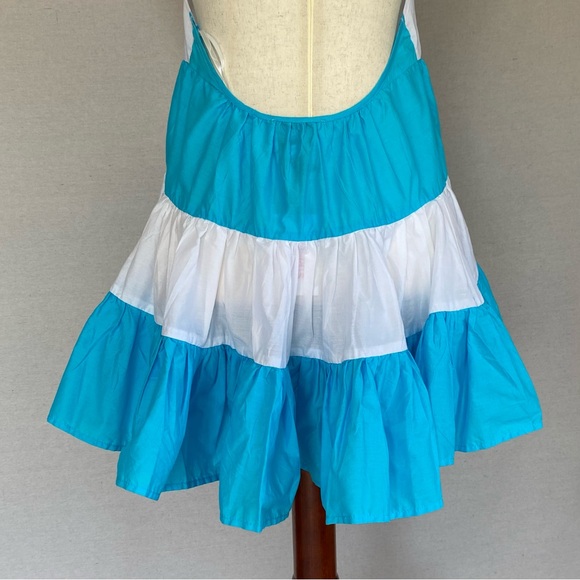 Solid & Striped The Brianna Striped Halter Tiered Ruffle Dress - Picture 6 of 14